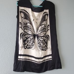 Butterfly silky top